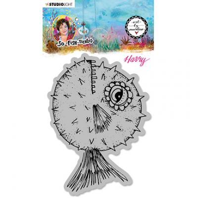 StudioLight So-Fish-Ticated Cling Stamp - Harry Blowfish